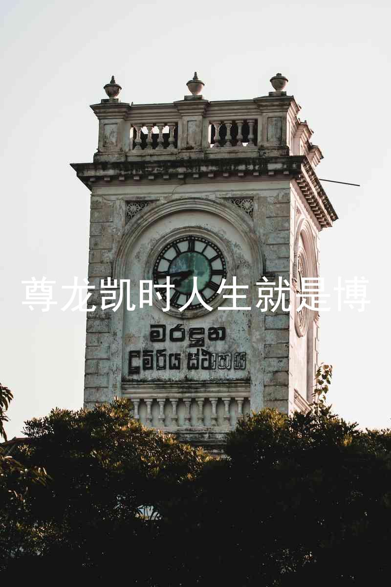 尊龙凯时人生就是博